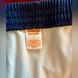 Tropical Escape women’s Blue Shorts